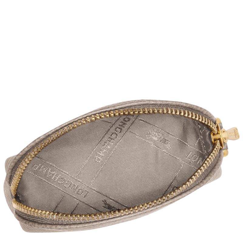 Grey Women Longchamp Le Foulonné Coin Purse | Egypt-187MSFXWC