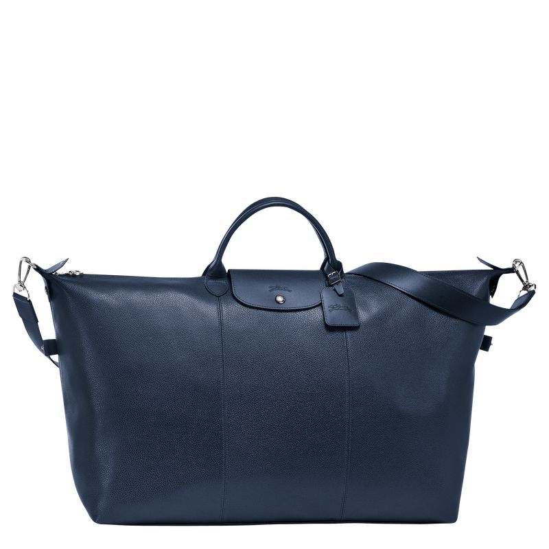 Navy Women Longchamp Le Foulonné L Travel Bag | Egypt-560VLYKQD