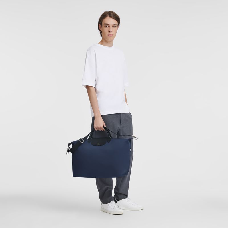 Navy Women Longchamp Le Pliage Energy L Travel Bag | Egypt-465BYNUDP