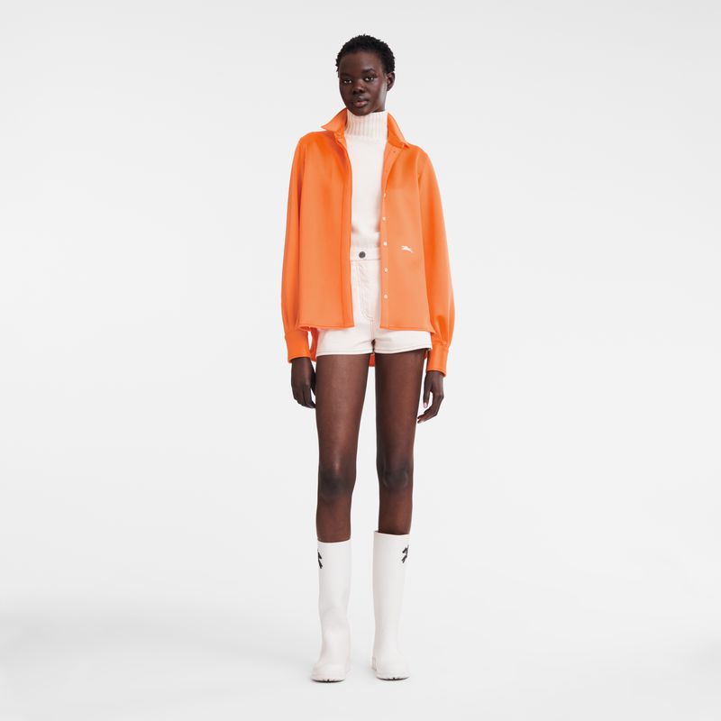 Orange Women Longchamp Jersey Shirts | Egypt-056ZESVFG
