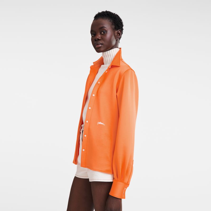 Orange Women Longchamp Jersey Shirts | Egypt-056ZESVFG
