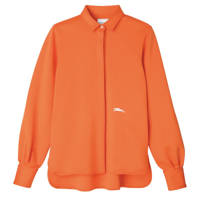 Orange Women Longchamp Jersey Shirts | Egypt-056ZESVFG